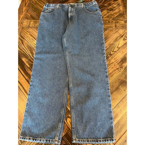 LL Bean Comfort Waist Jean Men 38x32 Barn Western Outdoor Hiking Fishing Hunting - Picture 1 of 14